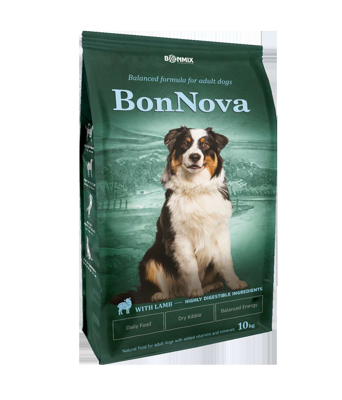 BonNova Hrana uscata pentru caini, cu Miel, 10kg