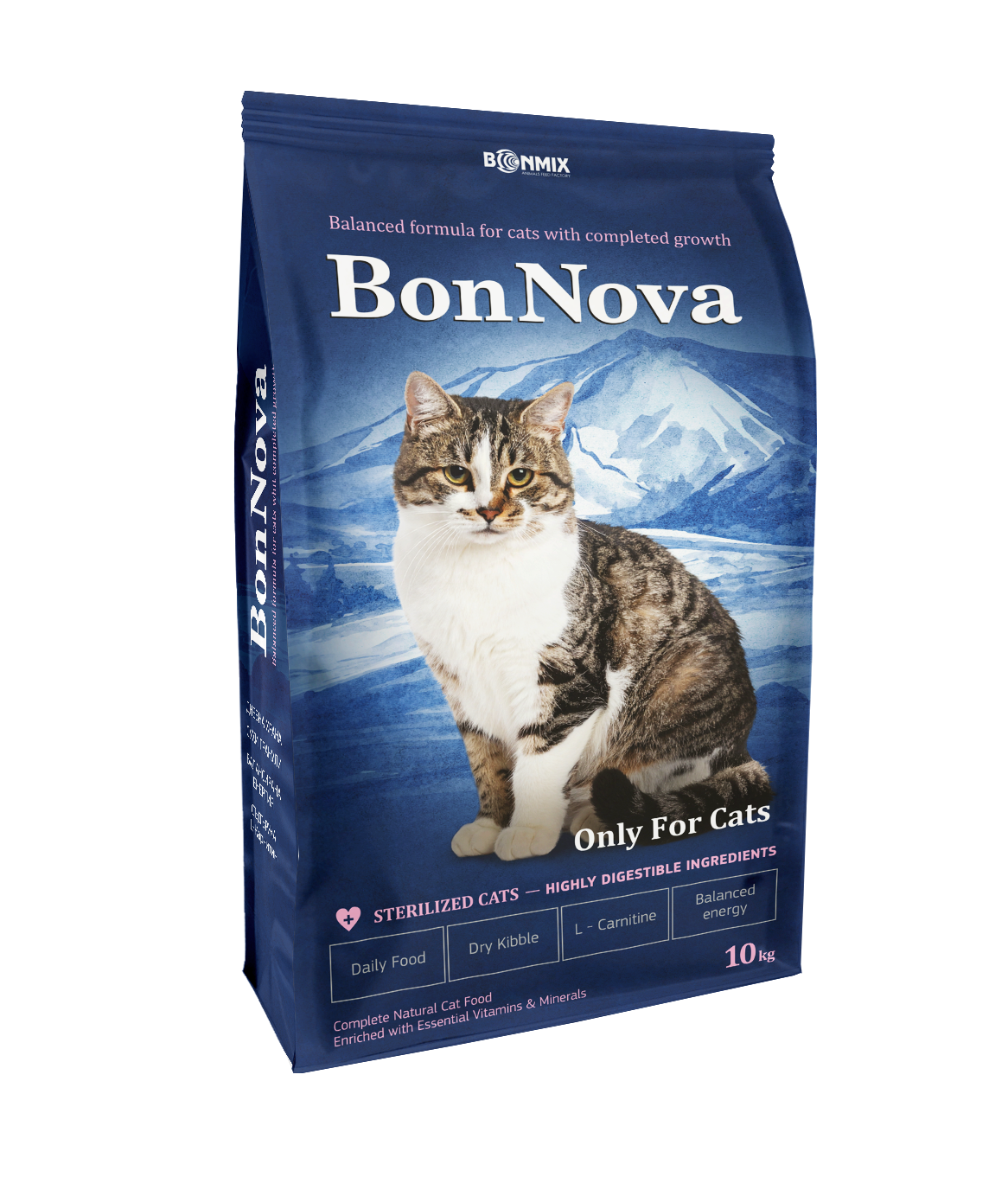 BonNova Hrana uscata pentru pisici sterilizate, 10kg