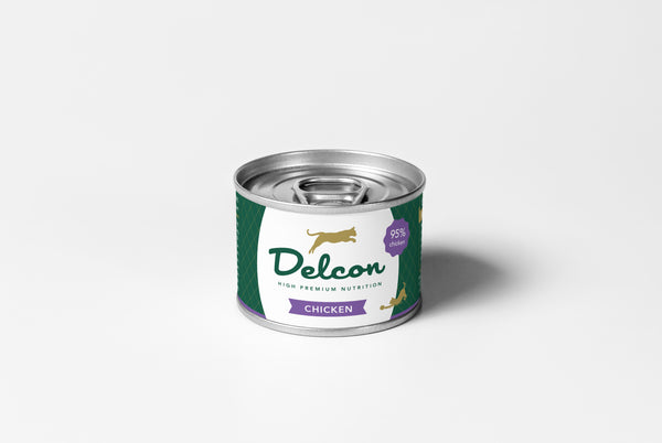 Delcon Cat Paté Adult Pui 85gr